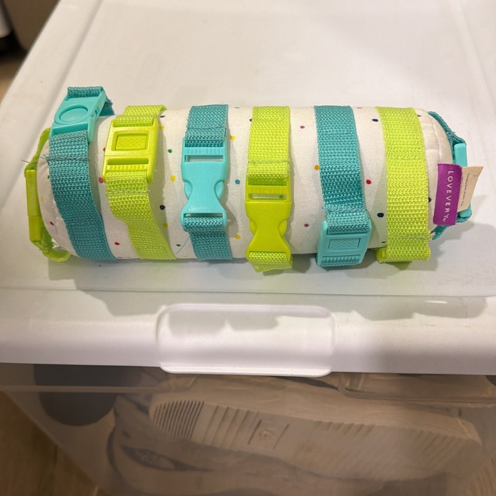 Lovevery Colorful Kids Buckle Toy